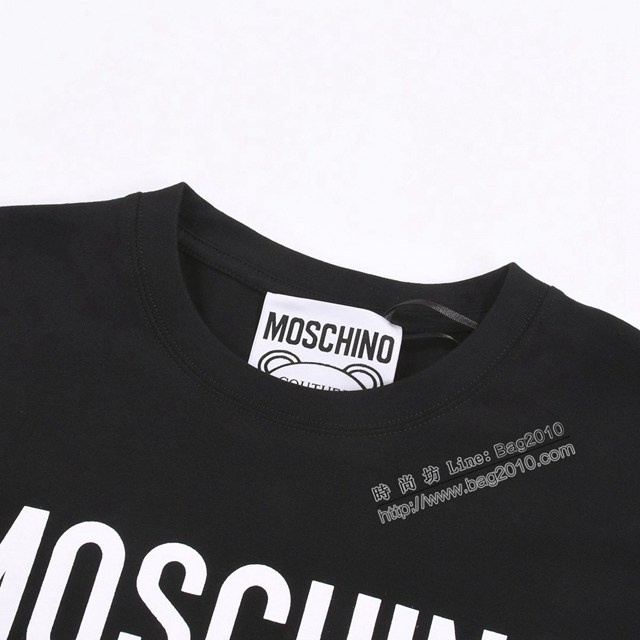 Moschino專櫃莫斯奇諾2023SS新款印花T恤 男女同款 tzy2844